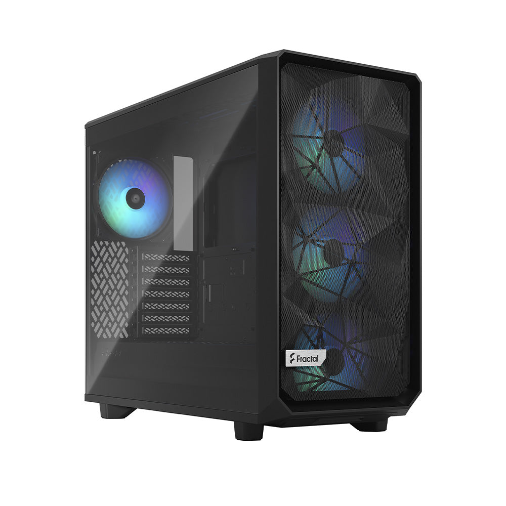 Fractal Design Meshify 2 Lite Mid Tower Case RGB Black TG Light Tint