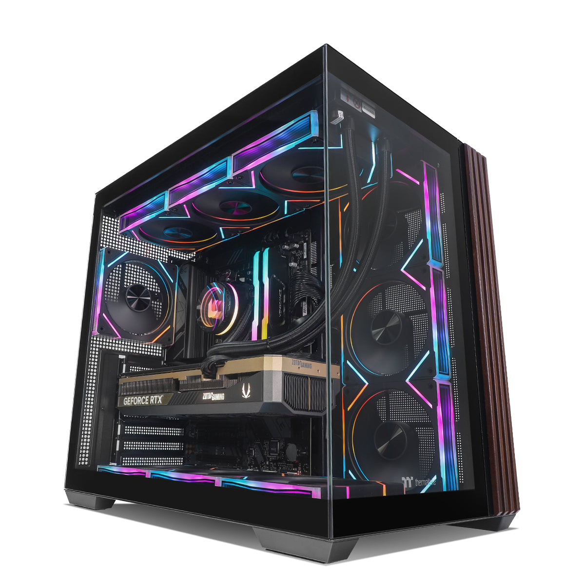 Agility RTX 5070 Ti Ryzen 7 9800X3D Gaming PC - Wood