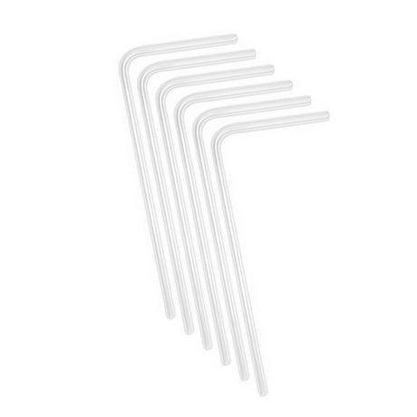EKWB EK-Loop 16mm 0.8m Pre-Bent 90° Acrylic Hard Tube (6pcs)