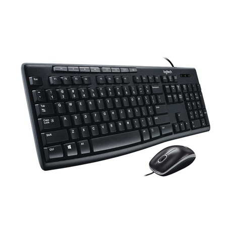 Logitech MK200 Wired USB Keyboard and Mouse