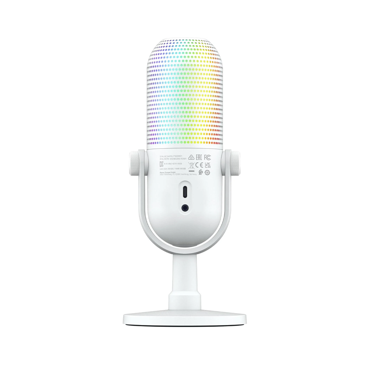 Razer Seiren v3 Chroma USB Digital Condenser Microphone - White