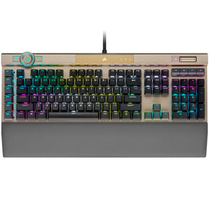 Corsair K100 RGB Optical-Mechanical Keyboard - Gold