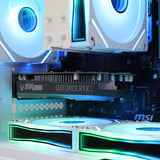 Qubit RTX 3050 Ryzen 5 5500 Gaming PC - WHITE