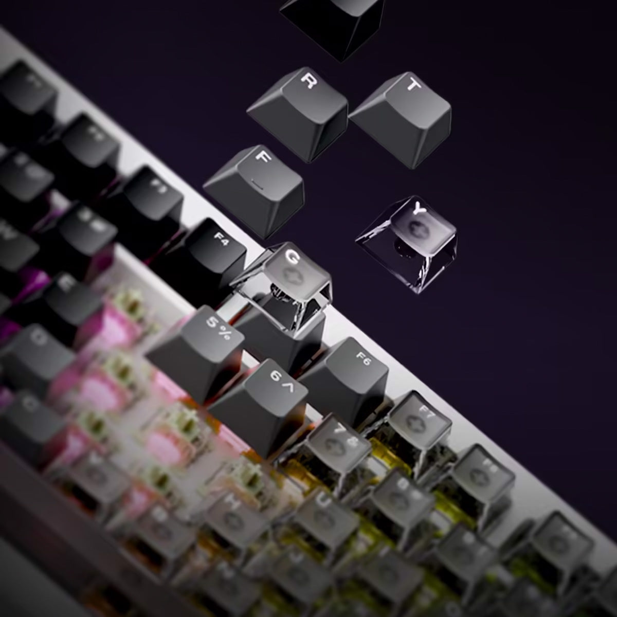 Akko 5075 V3-HE White 75% Wireless Hall-Effect Gaming Keyboard - AstroAim Switch