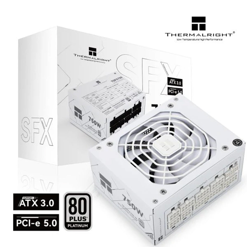 Thermalright TR-TPFX 750 750W 80 Plus Platinum Fully Modular SFX Power Supply - White