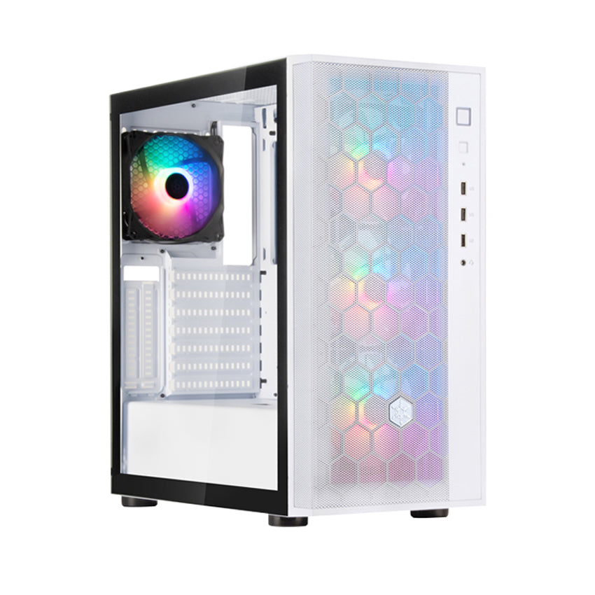 Silverstone FARA R1 PRO V2 ARGB Mid Tower Case - White