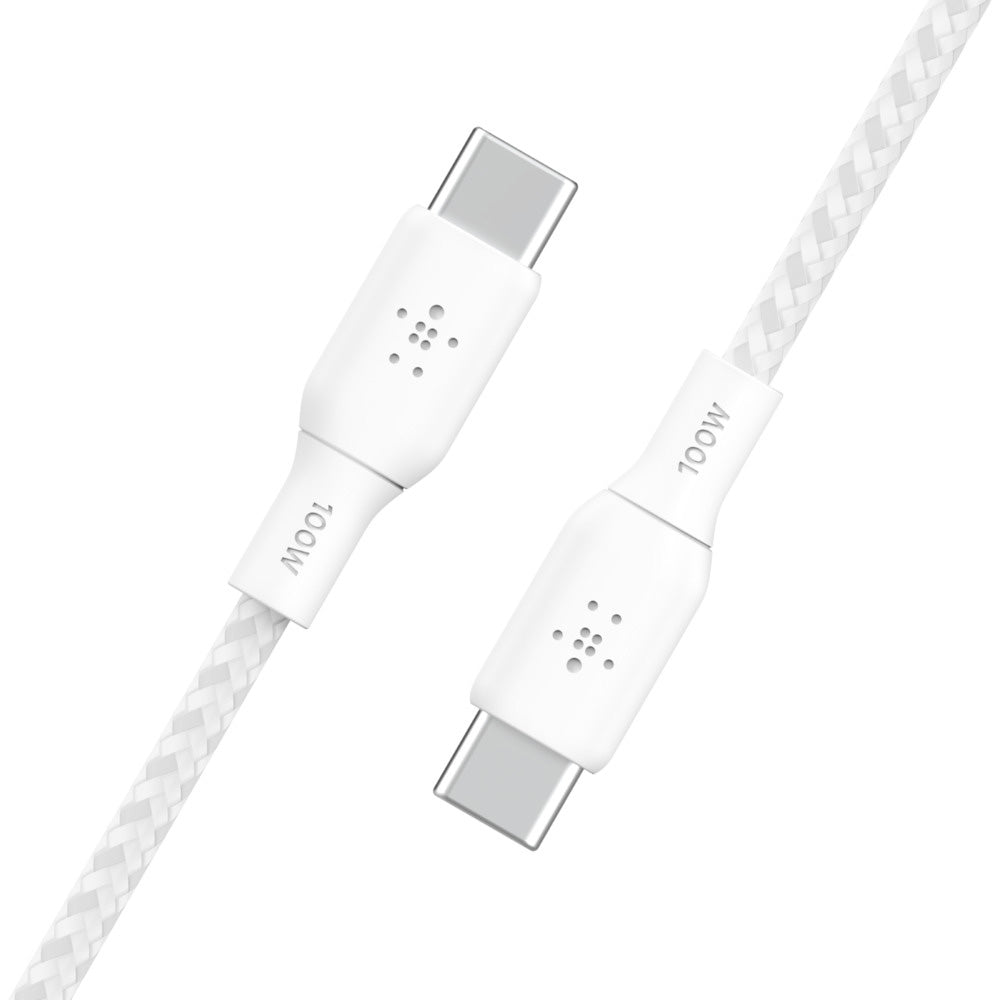 Belkin BoostCharge 100W USB-C to USB-C Cable - 2M - White