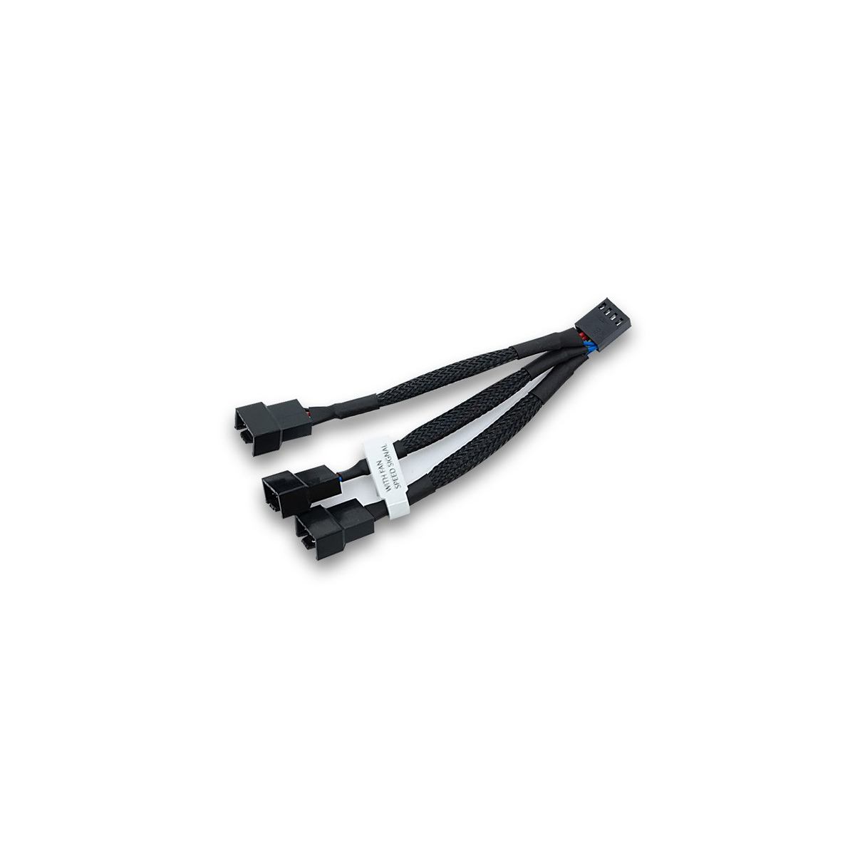 EKWB EK-Cable Y-Splitter 3-Fan PWM Black (10cm)