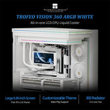 Thermalright Trofeo Vision 360 360mm LCD AIO Liquid CPU Cooler - White