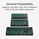 Glorious GPBT Basics Keycaps - Totem Green