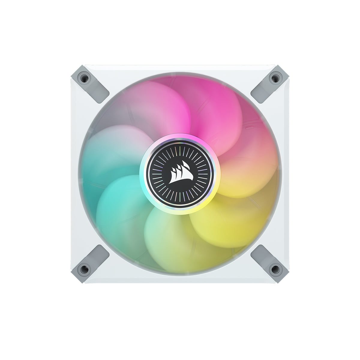 Corsair ML120 RGB ELITE WHITE 120mm Magnetic Levitation RGB Fan with AirGuide - Single Pack