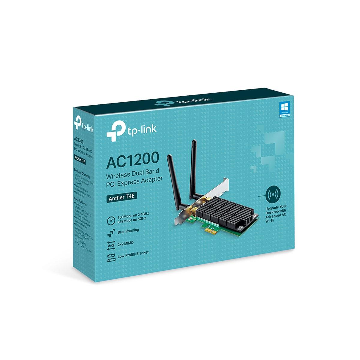 TP-Link Archer T4E AC1200 Wireless Dual-Band Wi-Fi PCIe Adapter