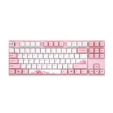 Varmilo VEM87 Sakura R2 TKL Mechanical Keyboard - EC Sakura V2 Linear Switch