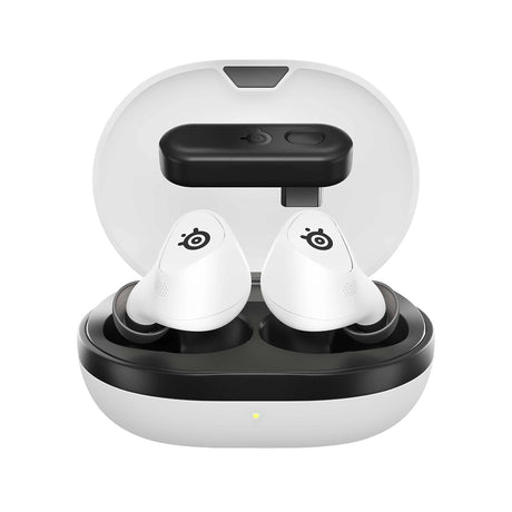 SteelSeries Arctis GameBuds Wireless ANC Gaming In-Ear Headphones PS/PC - White