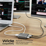 Promate HDMI Splitter With Dual HDMI Ports Up to 4K@60Hz