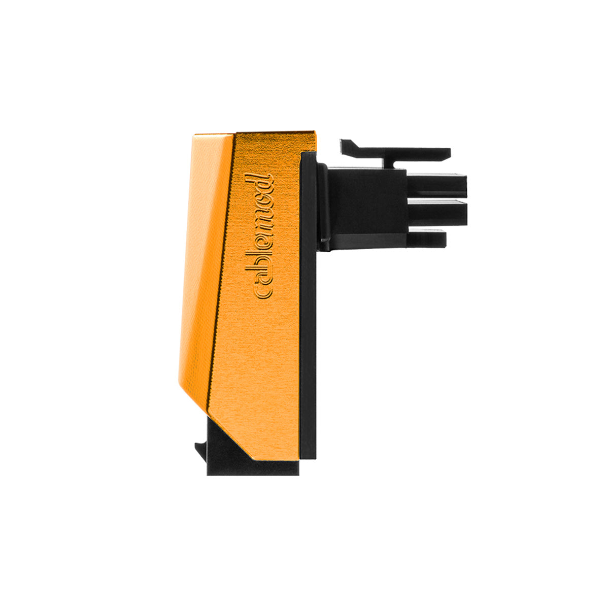 CableMod 12VHPWR 90 Degree Angled Adapter v1.1 - Variant A - Orange