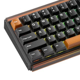 Akko RAY68-HE Black-Brown 68% Wireless Hall-Effect Gaming Keyboard - AstroAim Switch
