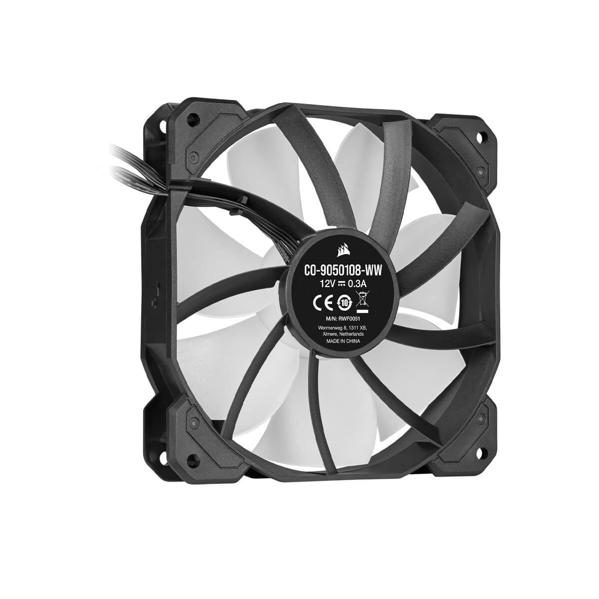 Corsair iCUE SP120 RGB ELITE Performance 120mm PWM Fan - Single Pack