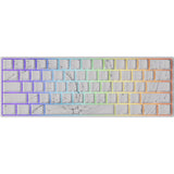 Akko Monsgeek Fun60 Max 60% Wireless Hall-Effect Gaming Keyboard White Nebula - Glare Magnetic Switch