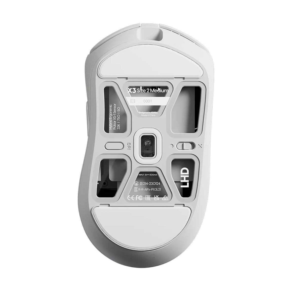 Pulsar X3 LHD Wireless Gaming Mouse - White – Computer Lounge