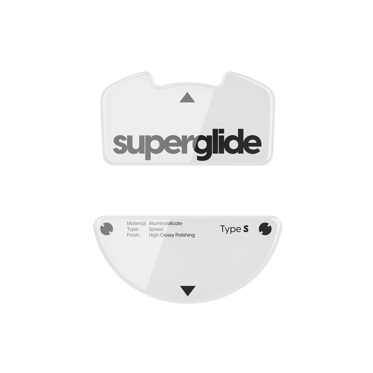 Pulsar Superglide Glass Mouse Skates for Razer Viper V3 Pro - White