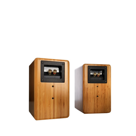 Audioengine P4 Passive Bookshelf Speakers - Bamboo