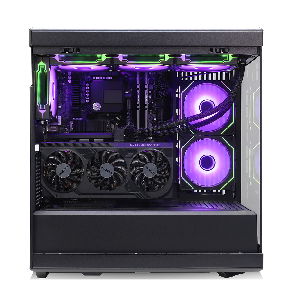 Empyreal SWIFT RTX 4070 Core i5-14400F Gaming PC - Black