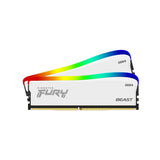 Kingston FURY Beast RGB 32GB (2x 16GB) DDR4-3600 C18 Memory Special Edition White