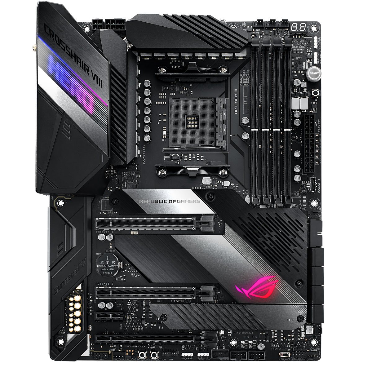 ASUS ROG CROSSHAIR VIII HERO (WI-FI) X570 Gaming Motherboard