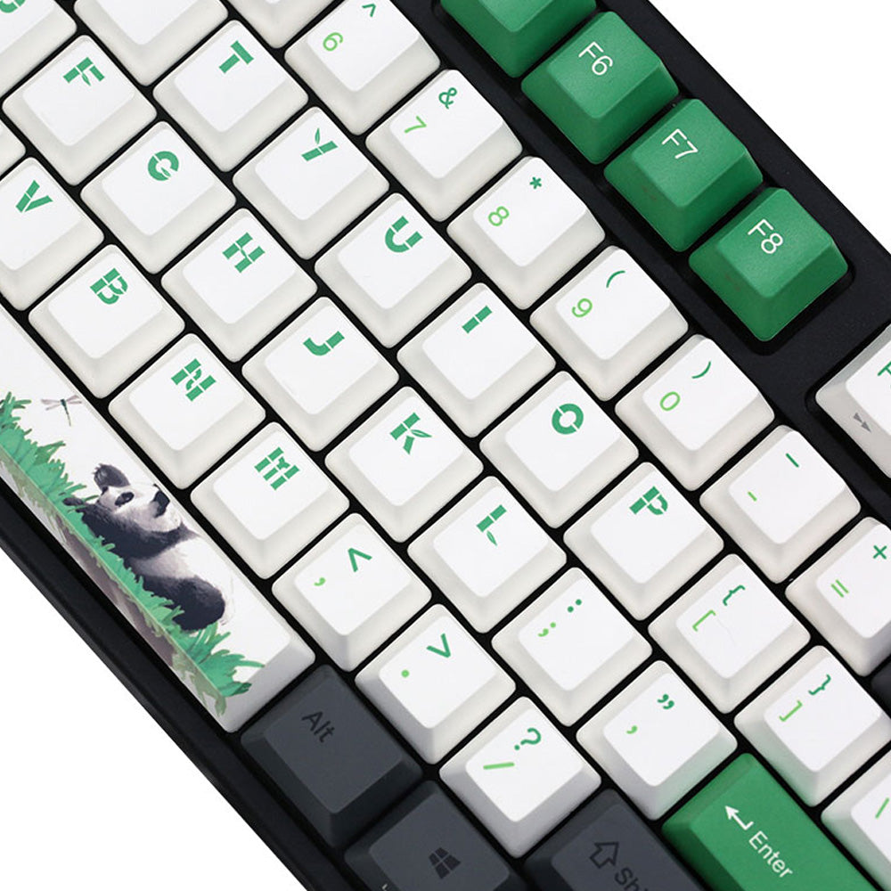 Varmilo VA108M Panda R2 White LED Dye Sub PBT Mechanical Keyboard - Cherry MX Red