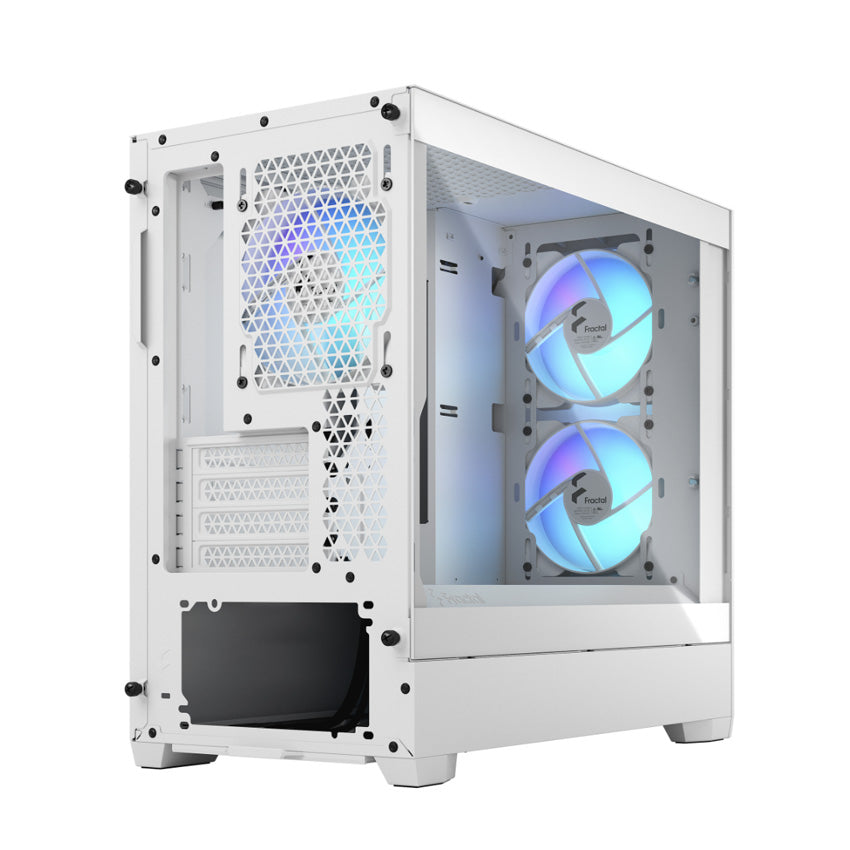 Fractal Design Pop Mini Air RGB Mini Tower - White TG Clear Tint