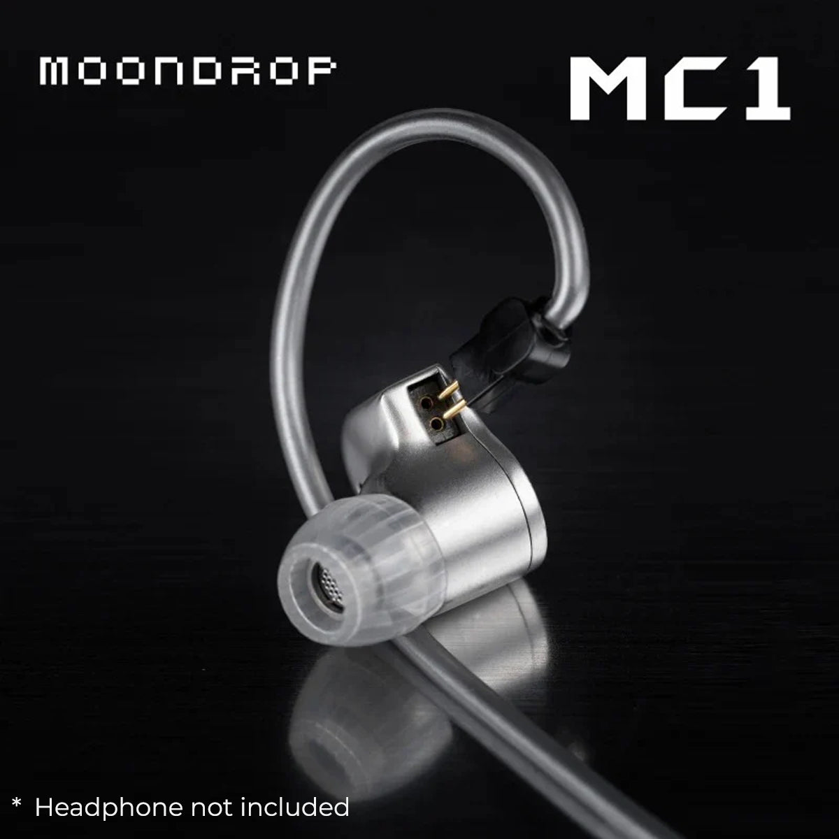 Moondrop MC1 0.78mm 2-Pin to 3.5mm Upgrade Cable with Inline Mic