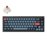 Keychron V2 Max 65% RGB Carbon Black Wireless Mechanical Keyboard - Jupiter Brown Switch