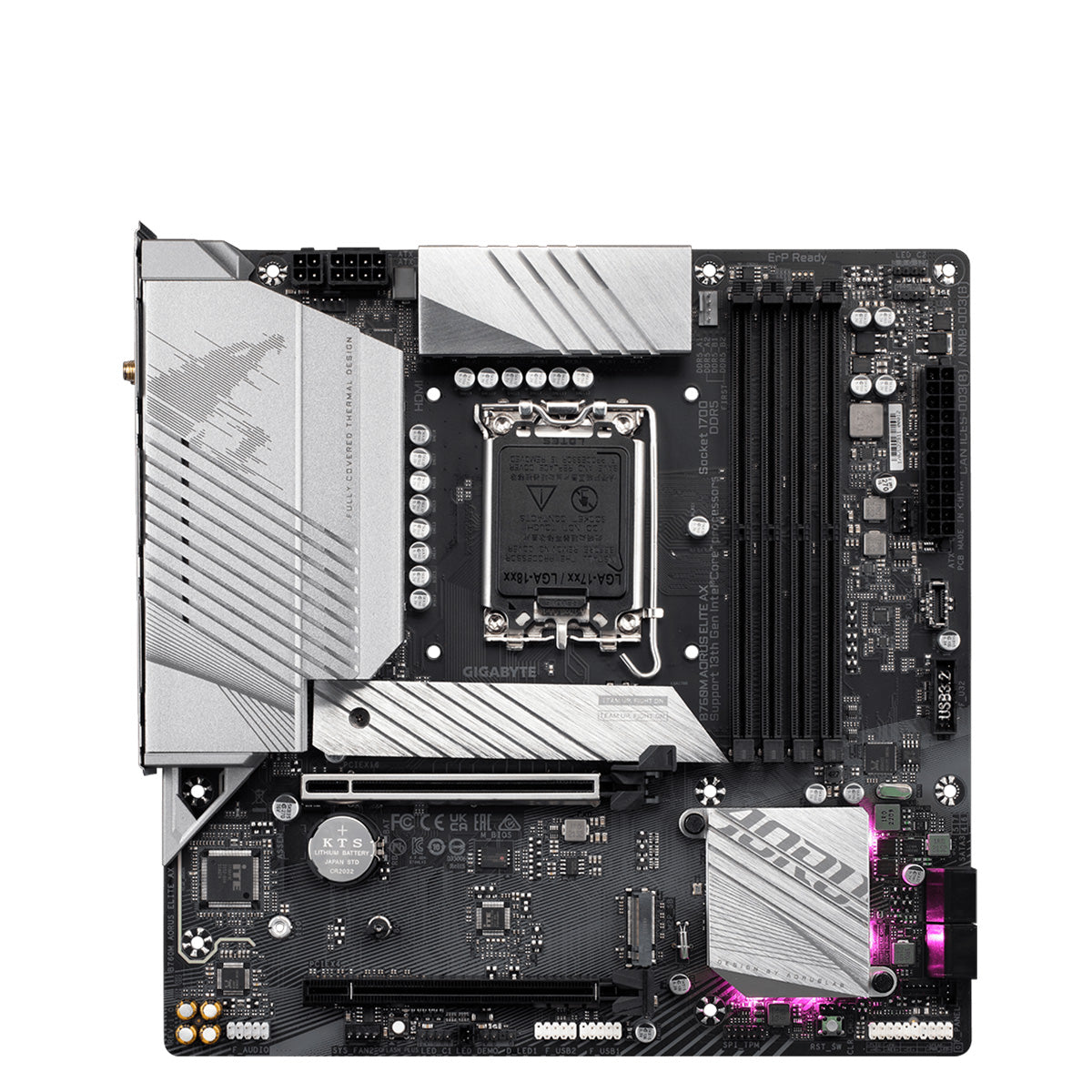 Gigabyte B760M AORUS ELITE AX DDR5 mATX Gaming Motherboard