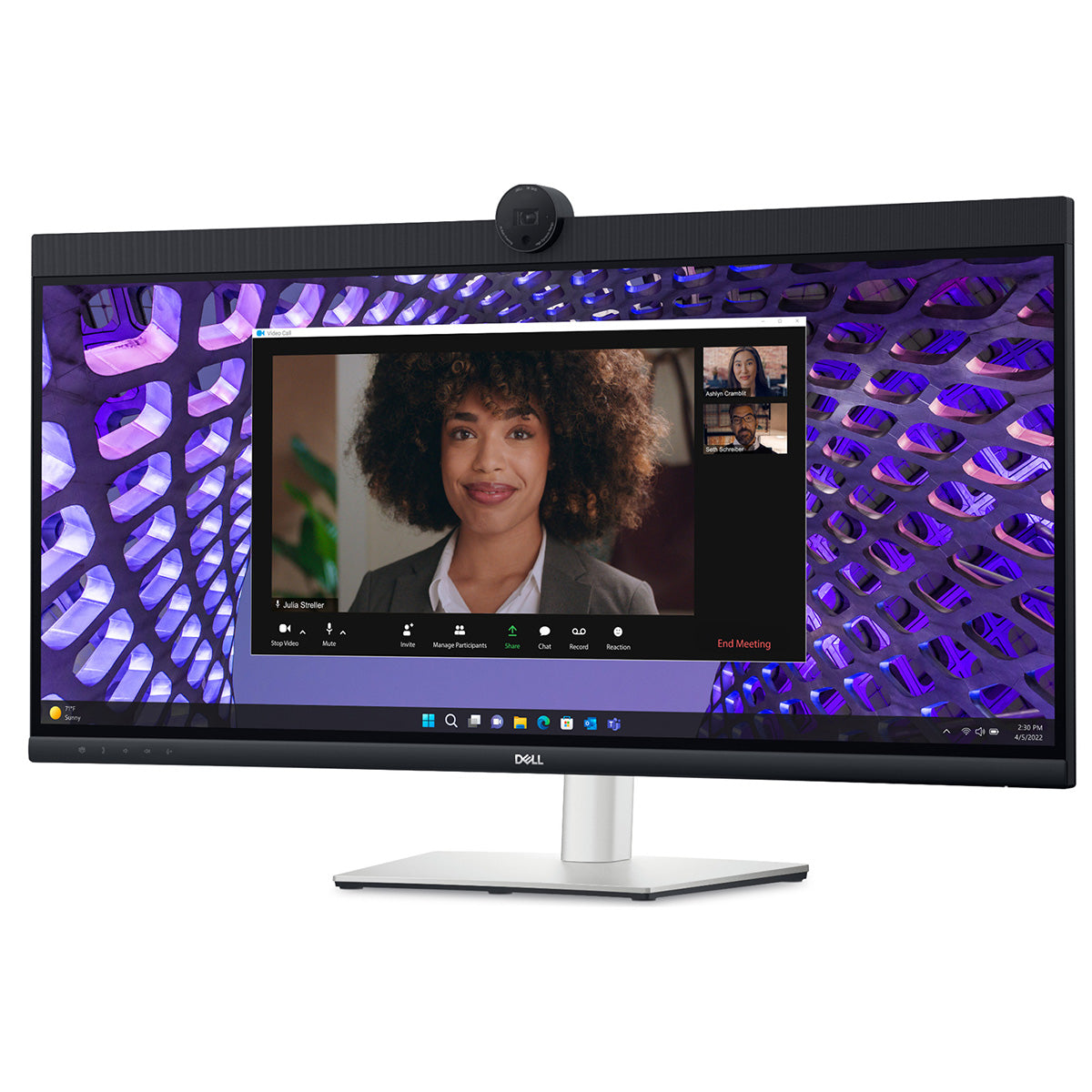 Dell P3424WEB 34" IPS WQHD Curved Video Conferencing Ultrawide Monitor