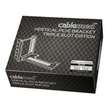 CableMod Vertical PCI-e Bracket Triple Slot Edition with PCI-e 4.0 Riser Cable - Black, 2 x DisplayPort