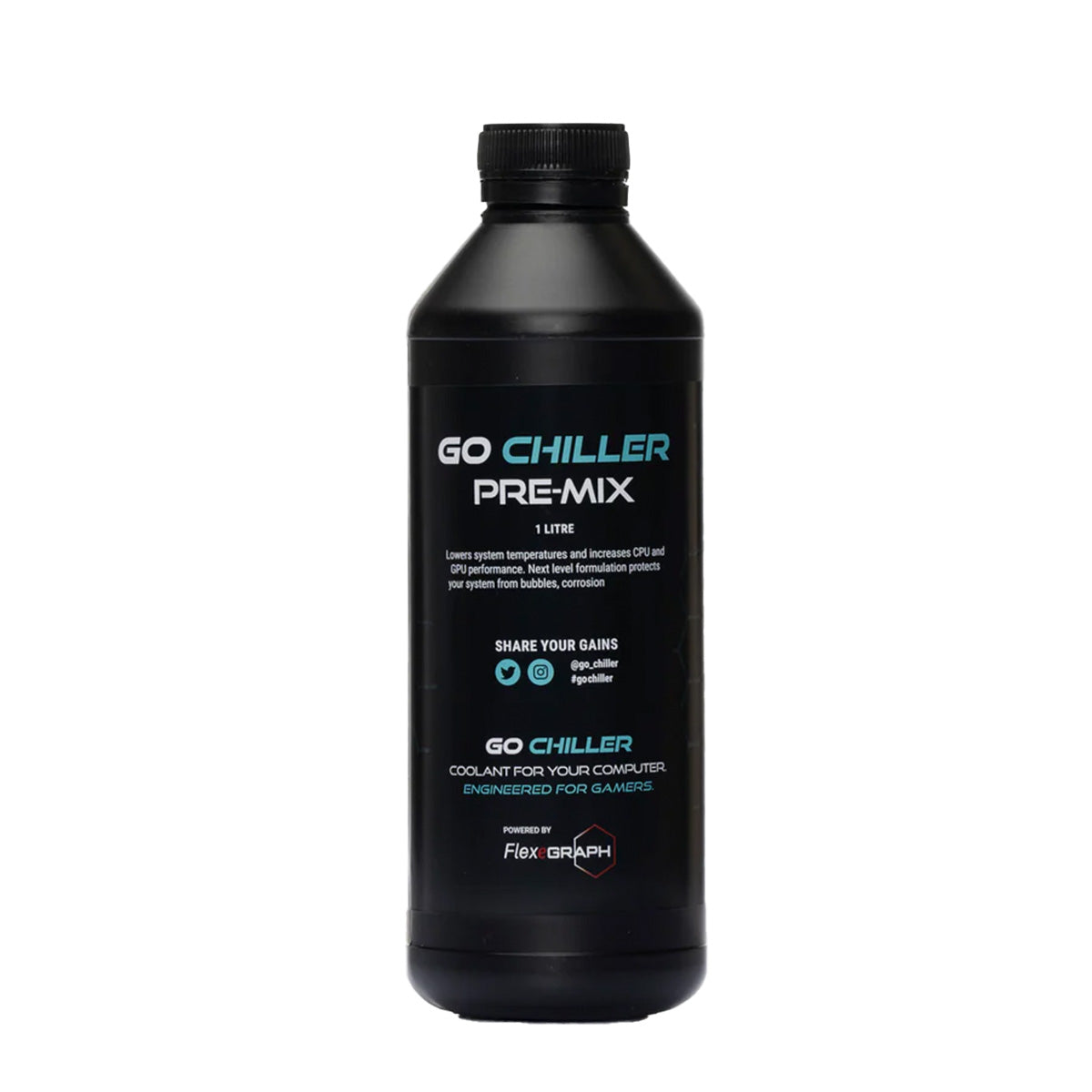 Go Chiller Original Pre-Mix 1000mL - Black