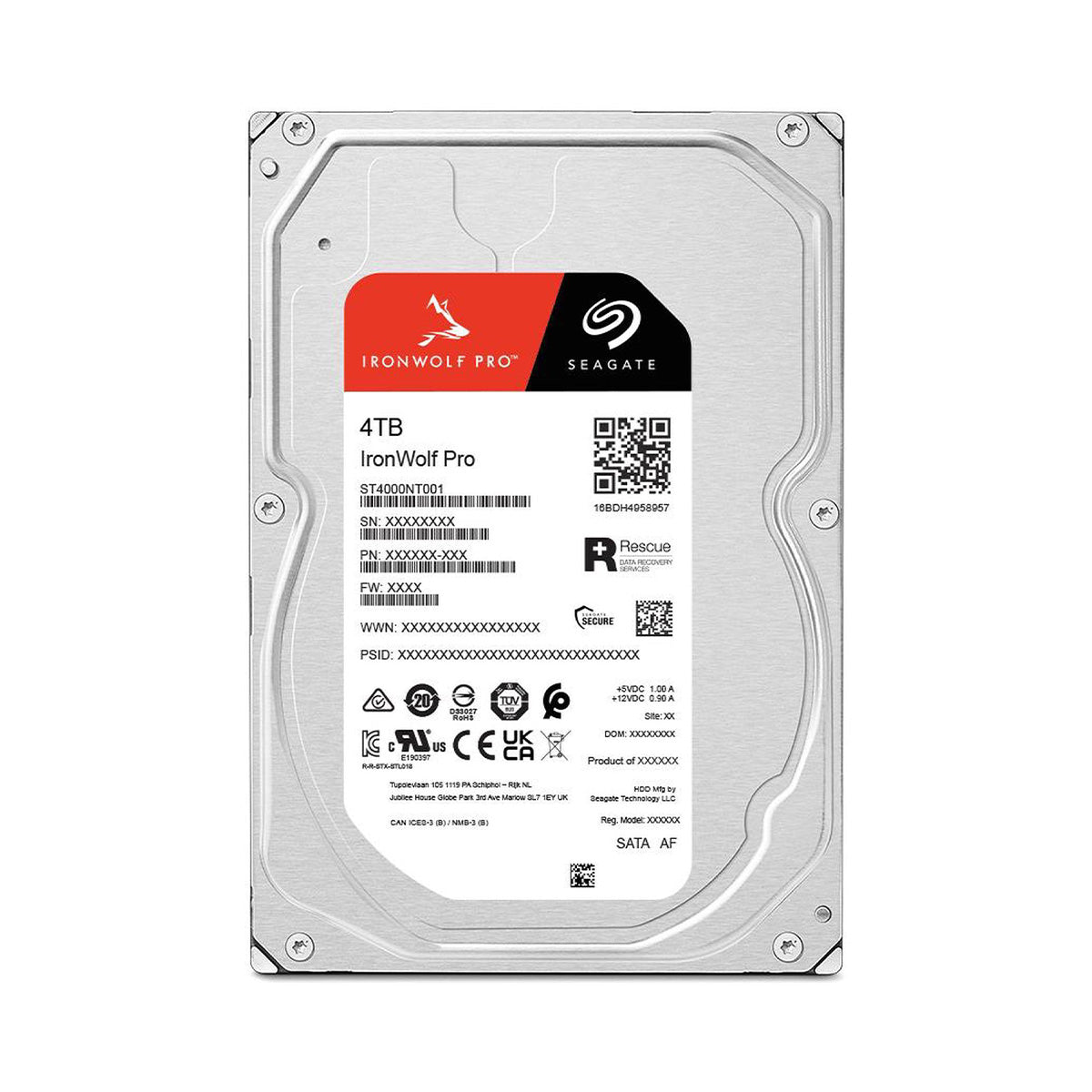 Seagate Ironwolf Pro 4TB NAS Hard Drive (ST4000NT001)