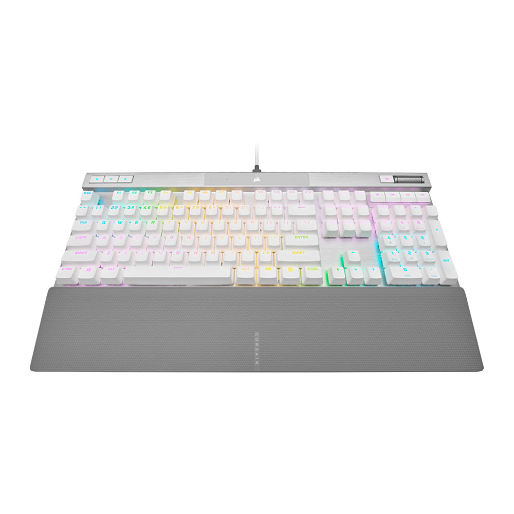 Corsair K70 RGB PRO Mechanical Keyboard - White w/OPX Switchs