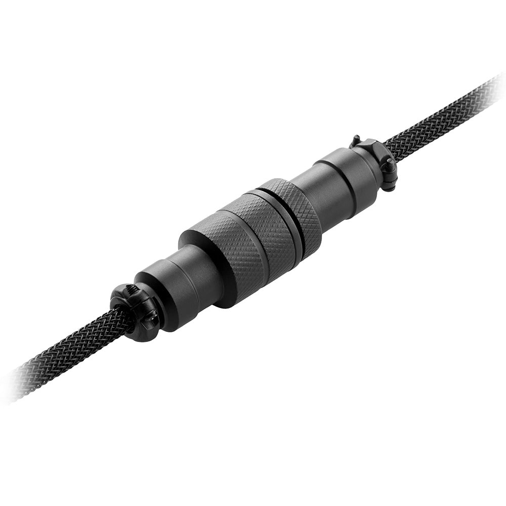 CableMod PRO Coiled Keyboard Cable - Midnight Black