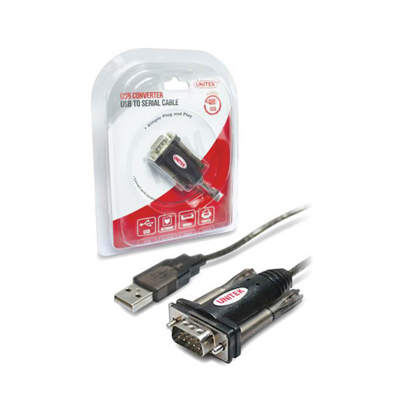 Unitek USB to Serial DB9 RS232 Cable - 1.5M