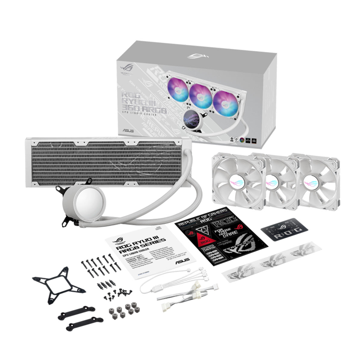 ASUS ROG RYUO III 360 ARGB WHITE EDITION AIO CPU Cooler