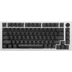 Glorious GMMK Pro 75% Custom Mechanical Keyboard Linear Switch - Midnight Silver