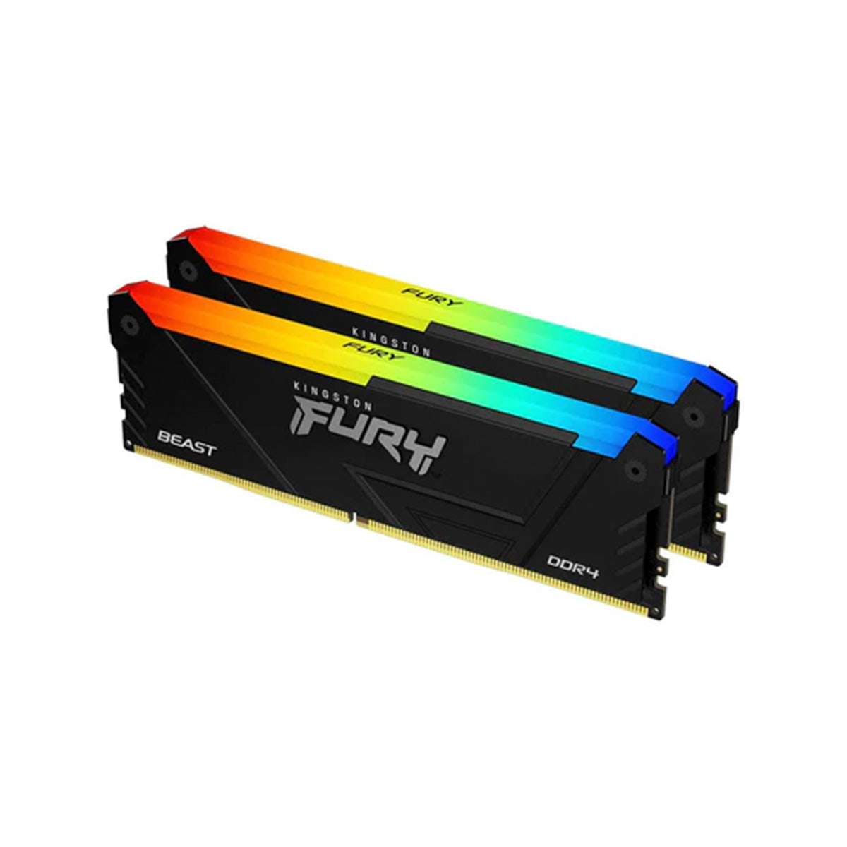 Kingston FURY Beast RGB 16GB (2x8GB) DDR4-3200 CL16 Memory (KF432C16BB2AK2/16)