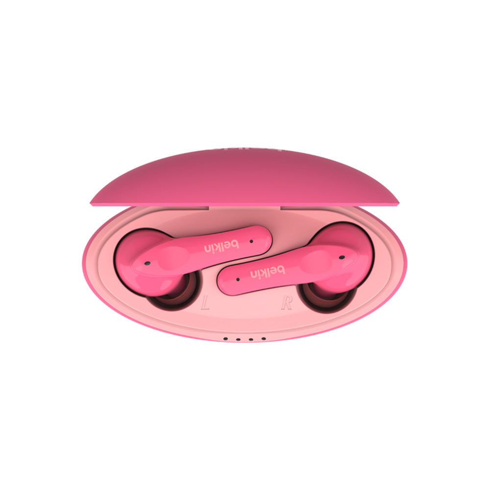 Belkin SoundForm Nano True Wireless Earbuds for Kids - Pink