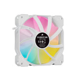 Corsair iCUE SP120 RGB ELITE White Performance 120mm PWM Fan - Triple Pack with Lighting Node