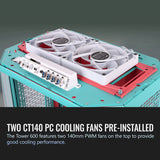 Thermaltake The Tower 600 Tempered Glass Mid Tower Case Mint Strawberry Edition