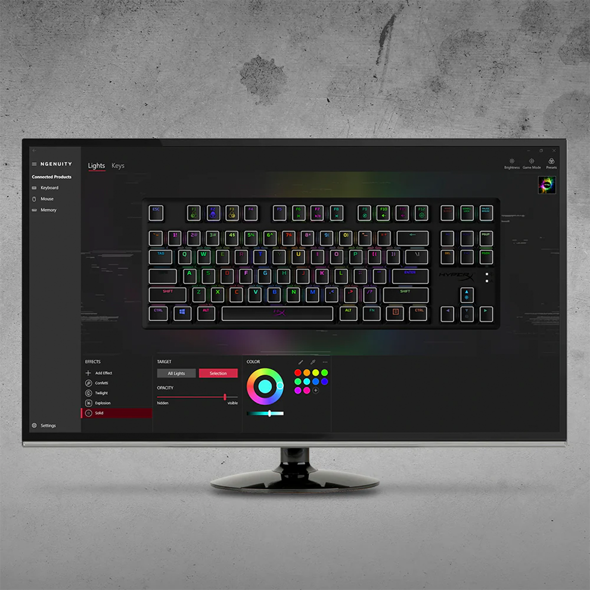 HyperX Alloy Origins Core TKL RGB Mechanical Gaming Keyboard - Blue  Switch