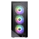 Thermaltake View 200 Tempered Glass ARGB Mid Tower Case Black Edition