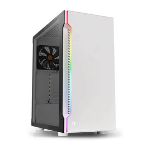 Thermaltake H200 RGB Tempered Glass Mid Tower Case - White